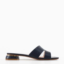 Papuci dama Chandra Bleumarin 4