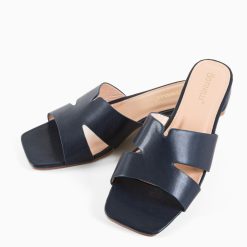 Papuci dama Chandra Bleumarin 5
