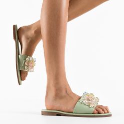 Papuci dama Iseul Verzi-Sandale-Sandale