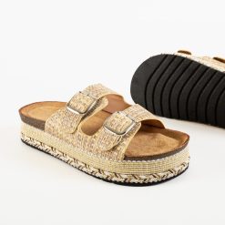 Papuci dama Miller Bej 6