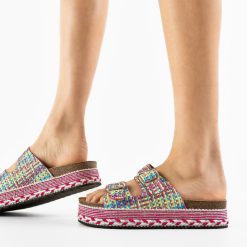 Papuci dama Miller Fuchsia 2