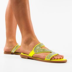 Papuci dama Preda Galbene 1