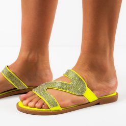 Papuci dama Preda Galbene 2