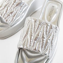 Papuci dama Torne Argintii 4