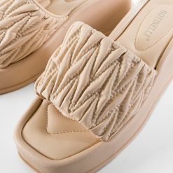 Papuci dama Torne Bej 5