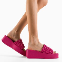 Papuci dama Torne Fuchsia 2