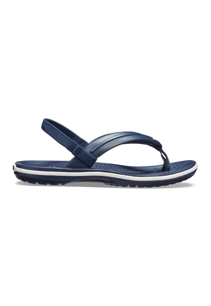 Papuci flip-flop cu bareta slingback si logo-FETE/INCALTAMINTE/Papuci-INCALTAMINTE/Papuci