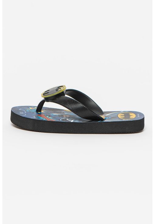 Papuci flip-flop de cauciuc cu tematica Batman-BAIETI/INCALTAMINTE/Papuci-INCALTAMINTE/Papuci