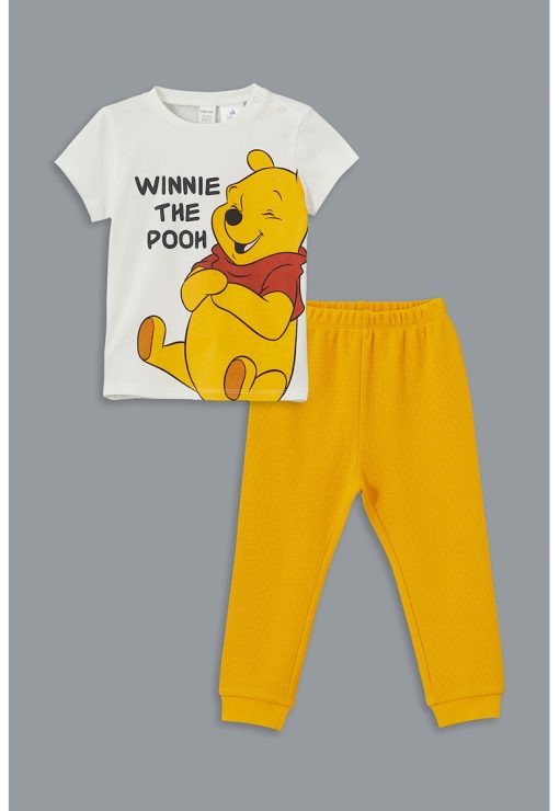 Pijama cu imprimeu Winnie The Pooh-BAIETI/IMBRACAMINTE/Pijamale si halate de baie-IMBRACAMINTE/Pijamale si halate de baie