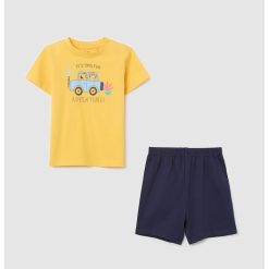 Pijama cu imprimeu si pantaloni scurti-FETE/IMBRACAMINTE/Pijamale si halate de baie-IMBRACAMINTE/Pijamale si halate de baie