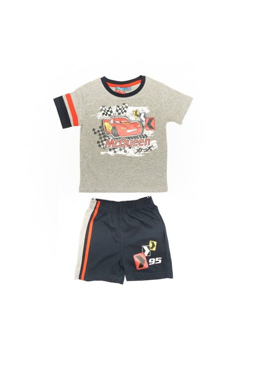 Pijamale baieti  - CARS1096B-R  - Rosu-BAIETI/IMBRACAMINTE/Pijamale si halate de baie-IMBRACAMINTE/Pijamale si halate de baie
