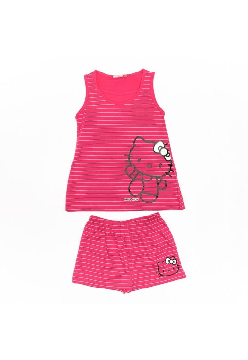 Pijamale cu imprimeu - fete - HK3634-FETE/IMBRACAMINTE/Pijamale si halate de baie-IMBRACAMINTE/Pijamale si halate de baie