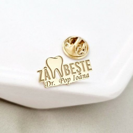 Pin Zambeste - persoalizat cu nume – Argint 925 placat cu Aur Galben 18K-Argint >> Pandantive Argint personalizate >> Noutati