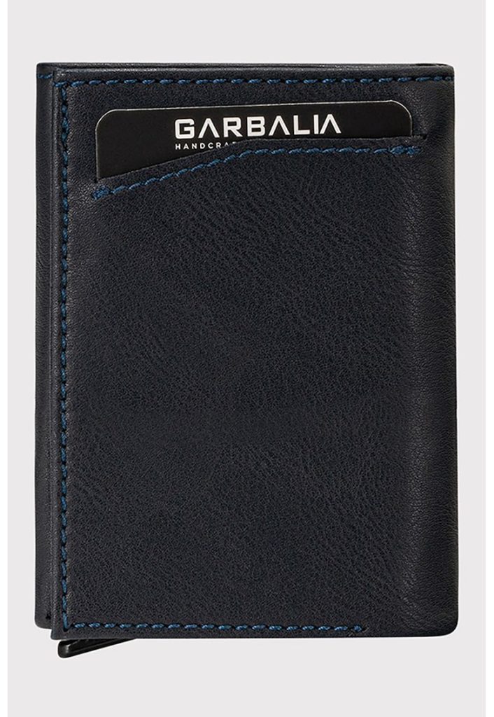 Portcart pliabil de piele ecologica-BARBATI/GENTI SI ACCESORII/Portofele si brelocuri-GENTI SI ACCESORII/Portofele si brelocuri
