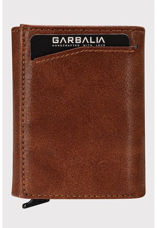 Portcart pliabil de piele ecologica-BARBATI/GENTI SI ACCESORII/Portofele si brelocuri-GENTI SI ACCESORII/Portofele si brelocuri