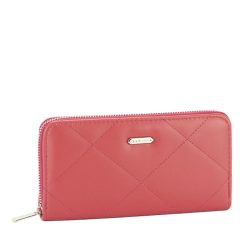 Portofel caramiziu office/casual Gianina 10422-FEMEI/GENTI SI ACCESORII/Portofele si brelocuri-GENTI SI ACCESORII/Portofele si brelocuri