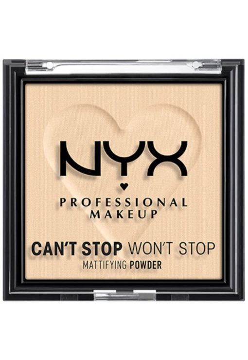 Pudra pentru ten NYX PM Can't Stop Won't Stop Mattifying Powder - 6 g-FEMEI/GENTI SI ACCESORII/Produse cosmetice-GENTI SI ACCESORII/Produse cosmetice