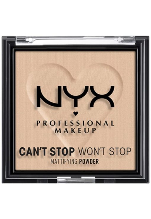 Pudra pentru ten NYX PM Can't Stop Won't Stop Mattifying Powder - 6 g-FEMEI/GENTI SI ACCESORII/Produse cosmetice-GENTI SI ACCESORII/Produse cosmetice