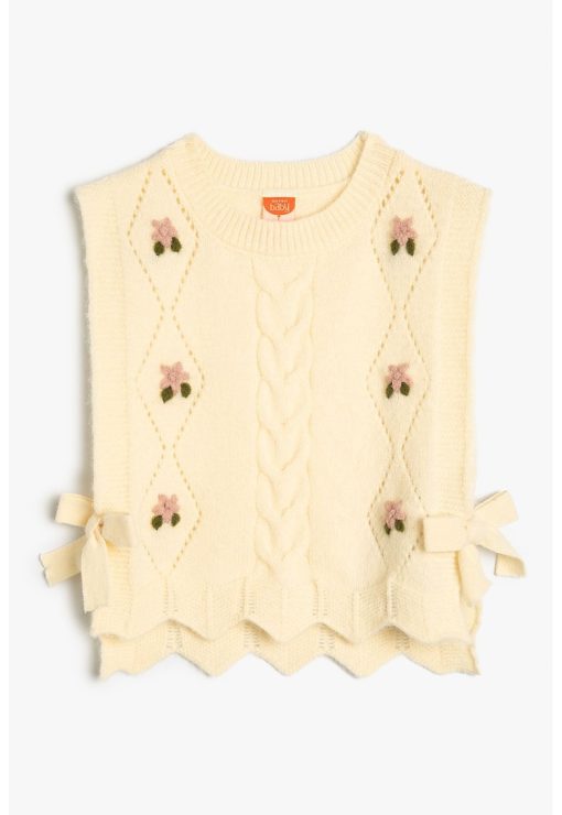 Pulover regular-fit cu design floral-FETE/IMBRACAMINTE/Pulovere si cardigane-IMBRACAMINTE/Pulovere si cardigane