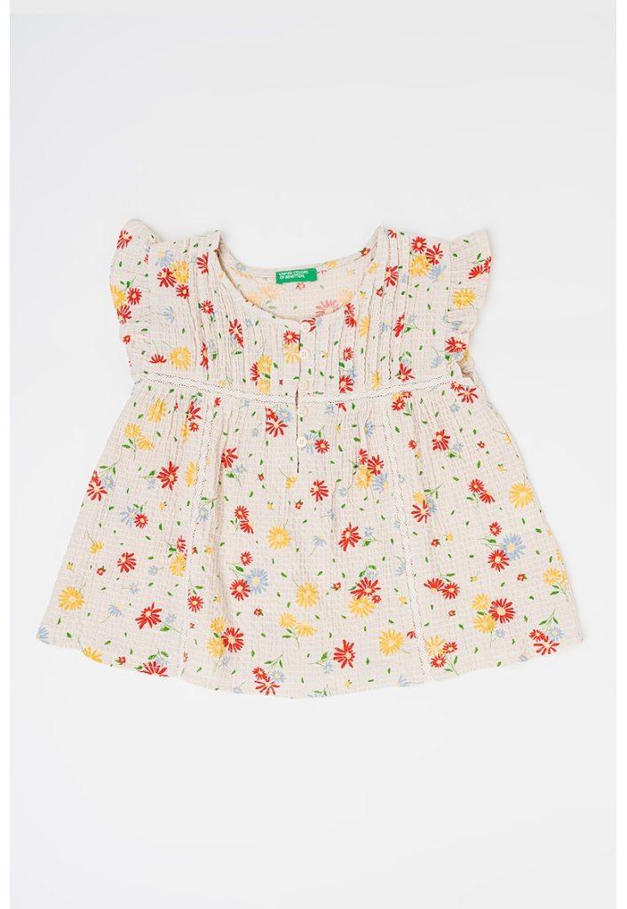 Rochie cu imprimeu floral-FETE/IMBRACAMINTE/Rochii-IMBRACAMINTE/Rochii