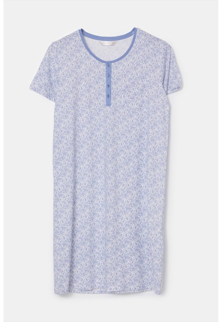Rochie de noapte cu model paisley-FEMEI/IMBRACAMINTE/Pijamale si halate de baie-IMBRACAMINTE/Pijamale si halate de baie