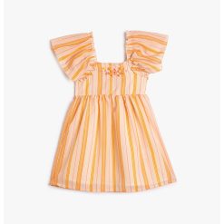 Rochie evazata cu dungi-FETE/IMBRACAMINTE/Rochii-IMBRACAMINTE/Rochii