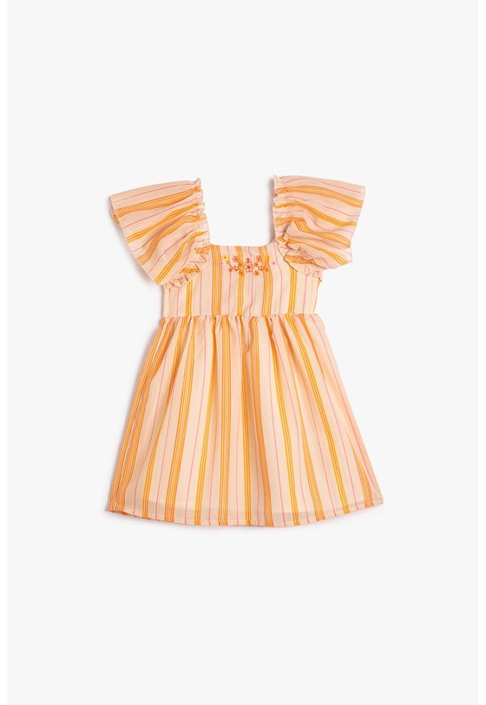 Rochie evazata cu dungi-FETE/IMBRACAMINTE/Rochii-IMBRACAMINTE/Rochii