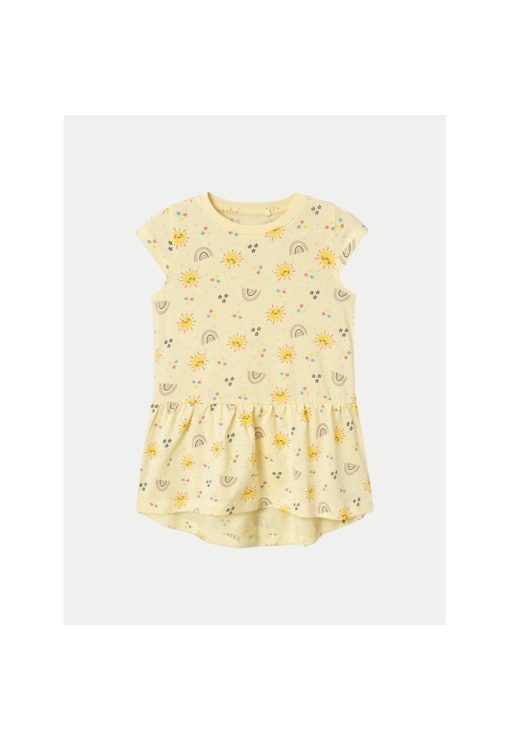 Rochie fete -  522971 - Galben - Bumbac-FETE/IMBRACAMINTE/Rochii-IMBRACAMINTE/Rochii