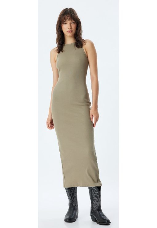 Rochie midi striata-FEMEI/IMBRACAMINTE/Rochii-IMBRACAMINTE/Rochii
