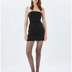 Rochie mini bodycon fara bretele-FEMEI/IMBRACAMINTE/Rochii-IMBRACAMINTE/Rochii
