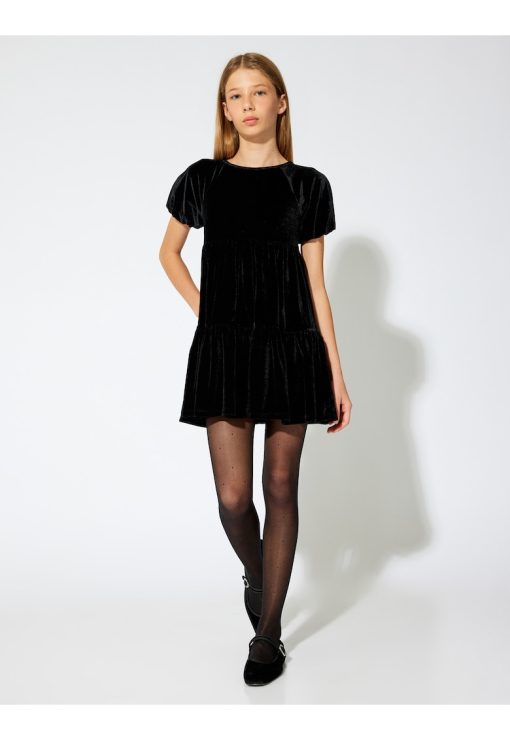 Rochie mini catifelata-FETE/IMBRACAMINTE/Rochii-IMBRACAMINTE/Rochii
