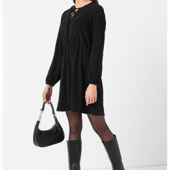 Rochie mini cu talie elastica-FEMEI/IMBRACAMINTE/Rochii-IMBRACAMINTE/Rochii