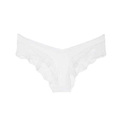 Rose lace-trim high-leg cheeky panty l-Imbracaminte-