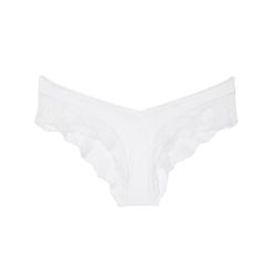 Rose lace-trim high-leg cheeky panty s-Imbracaminte-