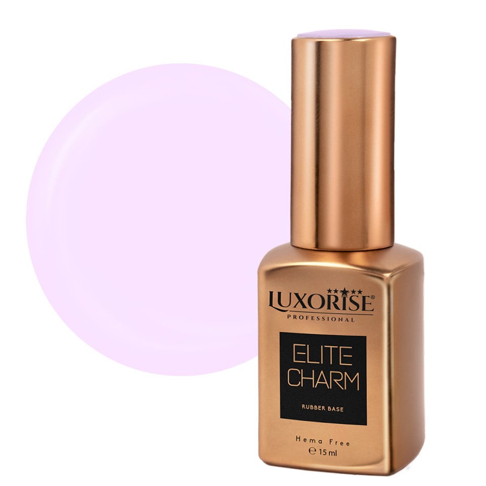 Rubber Base Hema Free LUXORISE ELITE CHARM - Lavender Breeze 15ml-Rubber Base > Rubber Base ELITE CHARM 15ml