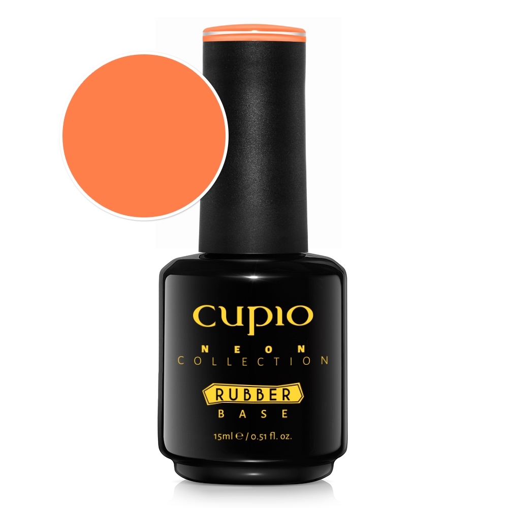 Rubber Base Neon Collection - Hot Sunset 15ml-Hot Right Now-Summer Club