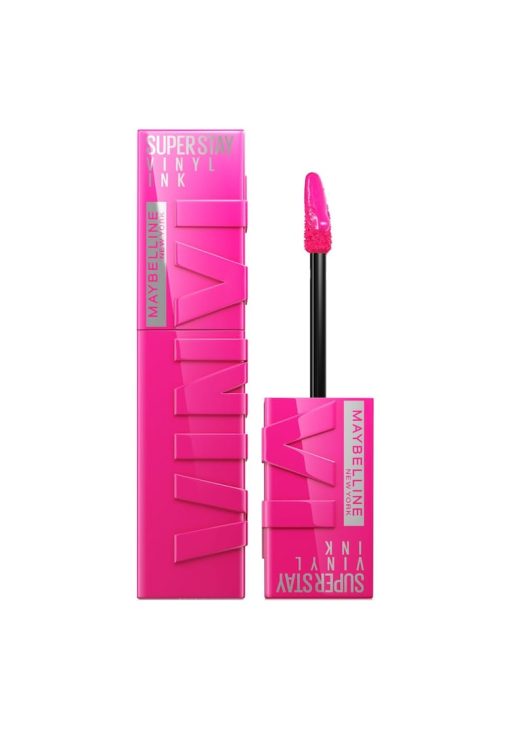 Ruj lichid rezistent cu stralucire de vinil  SuperStay Vinyl Ink 160 Sultry  - 4.2 ml-FEMEI/INGRIJIRE COSMETICA/Produse cosmetice-INGRIJIRE COSMETICA/Produse cosmetice