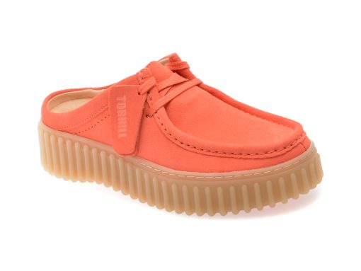 Saboti CLARKS portocalii