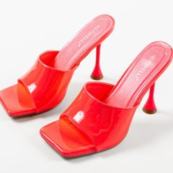 Saboti cu toc Rachel Fuchsia 6