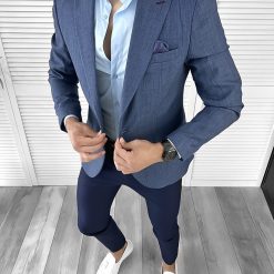 Sacou barbati slim fit 876 D3-4.4-Sacouri barbati