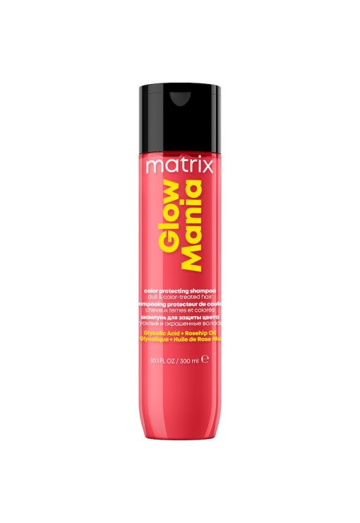 Sampon  Total Results Glow Mania cu acid glicolic si ulei de maces - protejeaza culoarea si ofera stralucire - 300ml-FEMEI/GENTI SI ACCESORII/Produse cosmetice-GENTI SI ACCESORII/Produse cosmetice