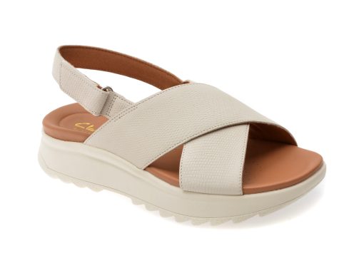 Sandale CLARKS albe