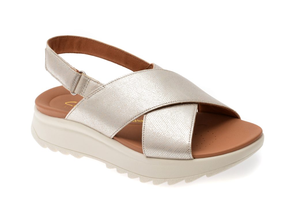 Sandale CLARKS argintii