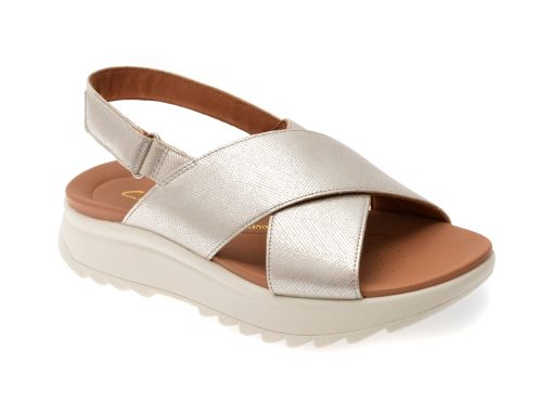 Sandale CLARKS argintii