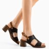Sandale cu toc Ashton Negre-Sandale cu toc-Sandale cu toc