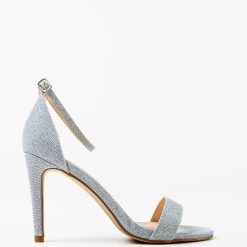 Sandale cu toc Ayrane Argintii 3