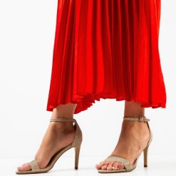 Sandale cu toc Ayrane Aurii 2