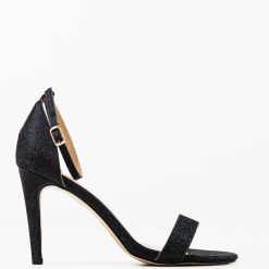 Sandale cu toc Ayrane Negre 3