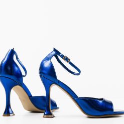 Sandale cu toc Honeyman Albastre 6