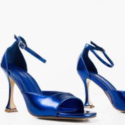 Sandale cu toc Honeyman Albastre 7